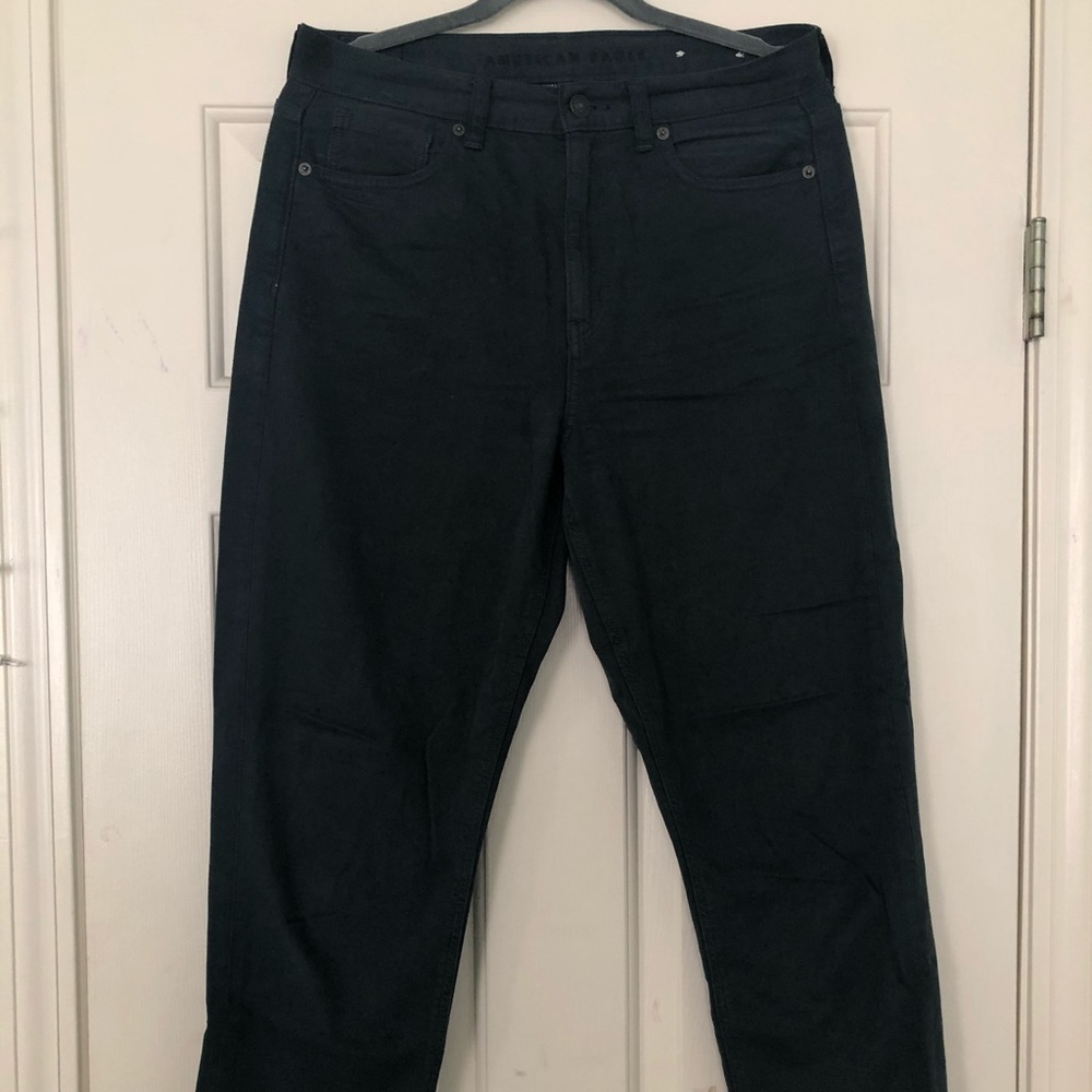 American Eagle Forest Green Mom Jeans
